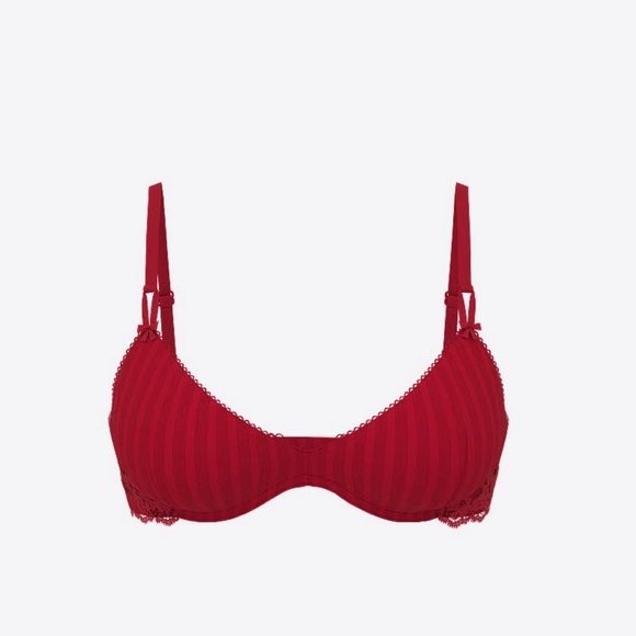 Victoria's Secret Other - VICTORIA’S SECRET Sexy Tee Sheer Heritage Stripe Wireless Push-Up Bra